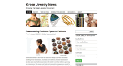 Desktop Screenshot of greenjewelrynews.com